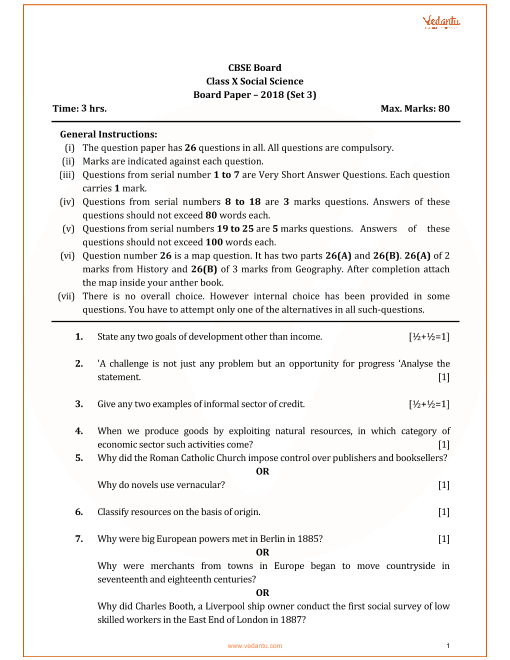 Social Science Question Paper Cbse Class 10 Term 1 2021 2022 Mobile