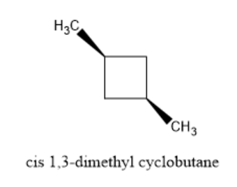 Which Of The Following Statements Regarding 1 3 Dimethyl Cyclobutane Is