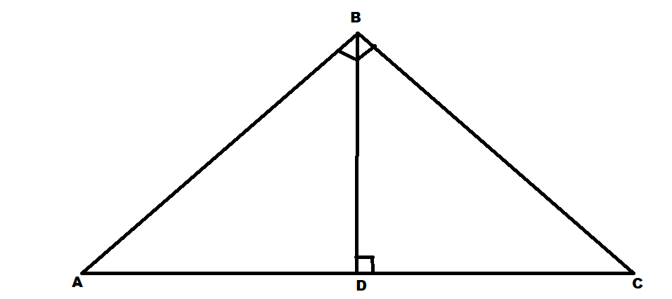 If A Perpendicular Is Drawn From The Vertex Of The Right Angle Of A