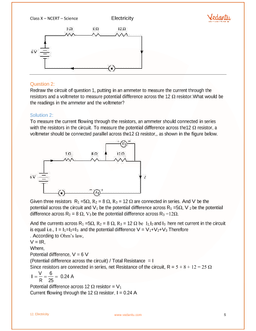 What Does An Electric Circuit Mean Class 10th - Wiring Diagram