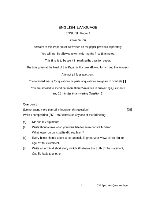 english grammar question paper with answers class 10