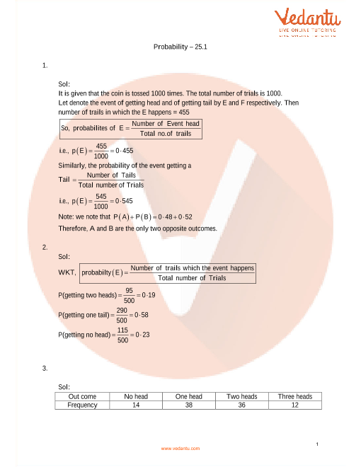 probability class 9 assignment pdf