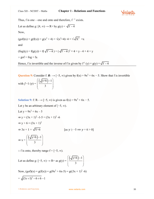 Inverse Relations And Functions Worksheet Answers - Nidecmege