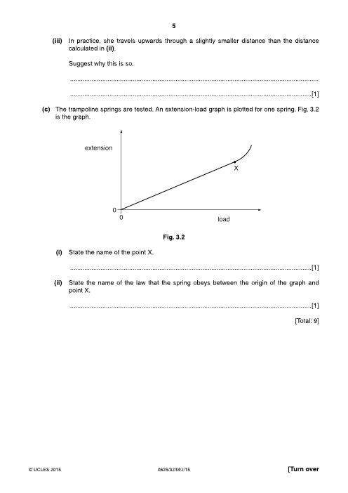 SOLUTION: IGCSE Physics Past Paper With Answers And