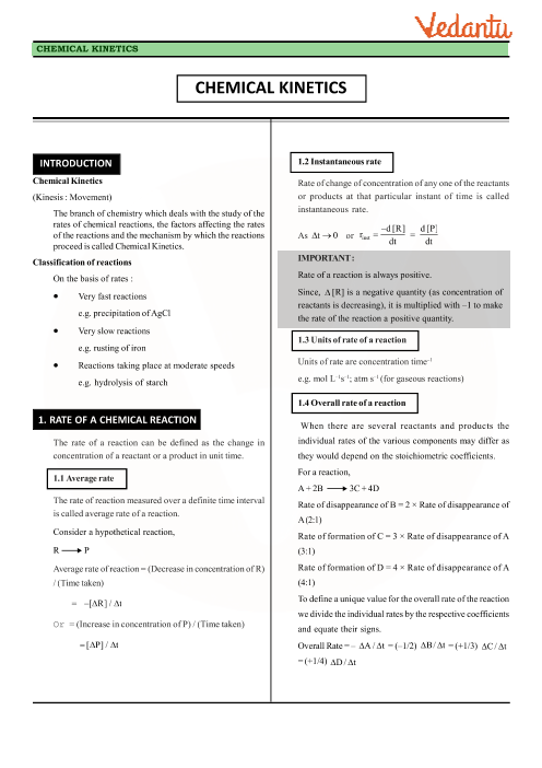 Chemical kinetics Essays