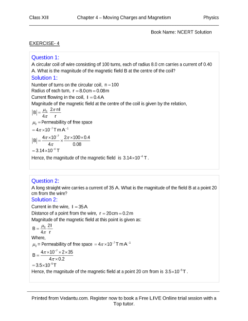 NCERT Books Free Download for Class 12 Physics Chapter 4 - Moving 