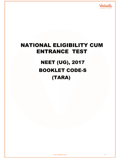 NEET 2017 Question Paper With Answers - Code S - Free Download