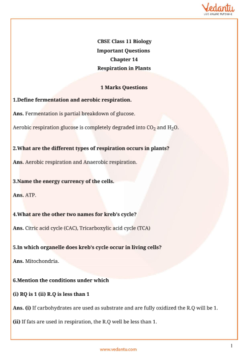 Biology Question Paper For Class 11 State Board