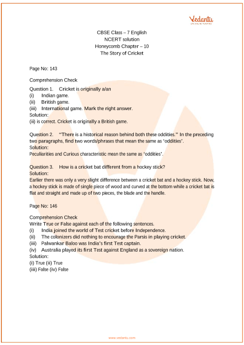 ncert-solutions-for-class-7-english-honeycomb-chapter-10-the-story-of