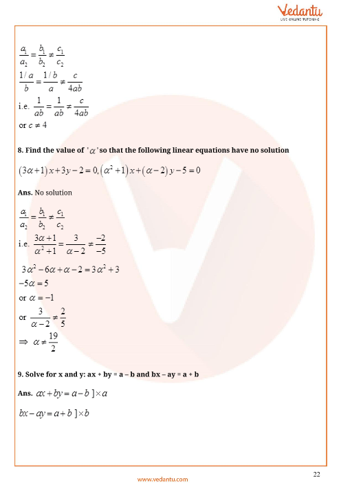 Important Questions of CBSE class 10 Mathematics