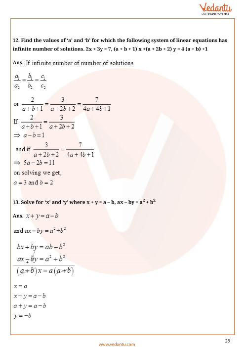 Important Questions of CBSE class 10 Mathematics