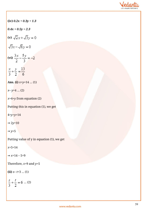 Important Questions of CBSE class 10 Mathematics