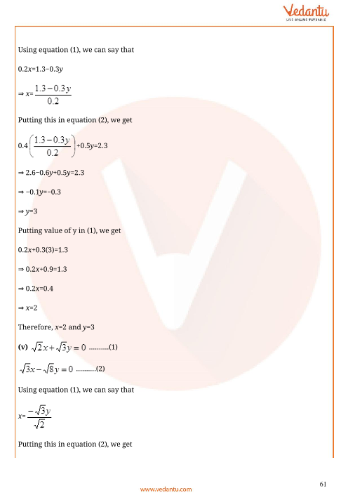 Important Questions of CBSE class 10 Mathematics