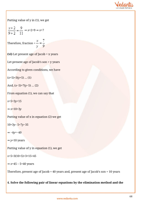 Important Questions of CBSE class 10 Mathematics