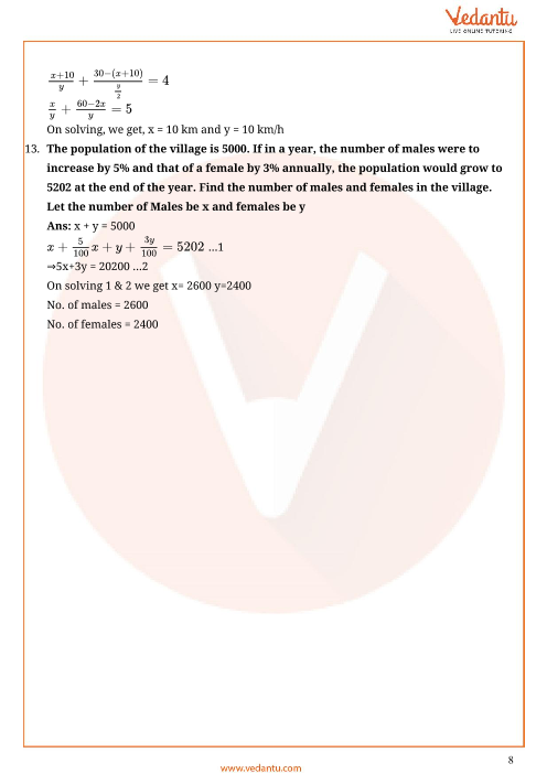 Important Questions of CBSE class 10 Mathematics