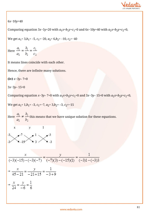 Important Questions of CBSE class 10 Mathematics