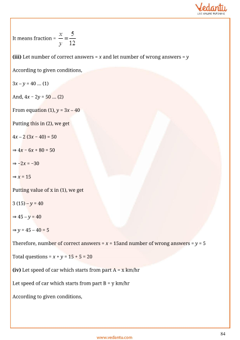 Important Questions of CBSE class 10 Mathematics