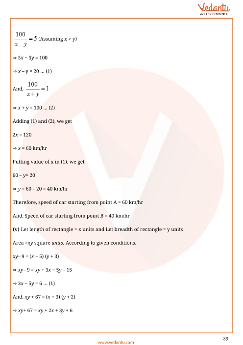 Important Questions of CBSE class 10 Mathematics