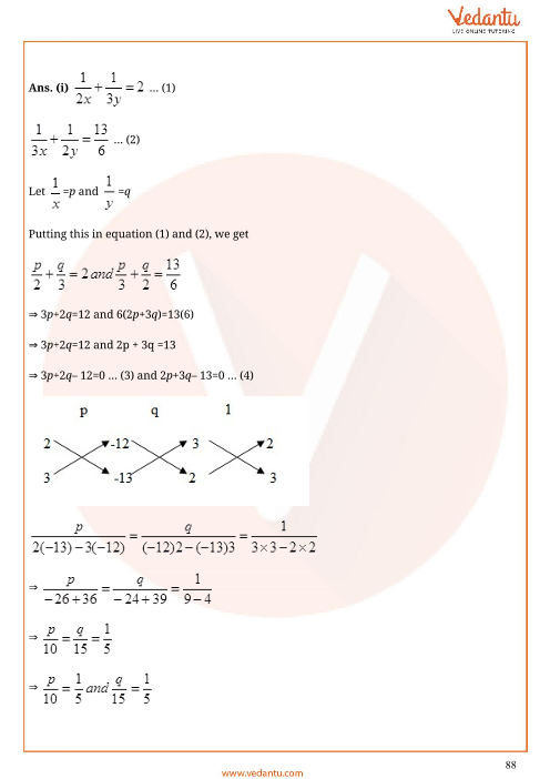 Important Questions of CBSE class 10 Mathematics