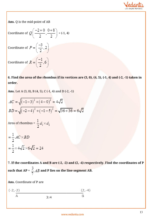 Important Questions of CBSE class 10 Mathematics