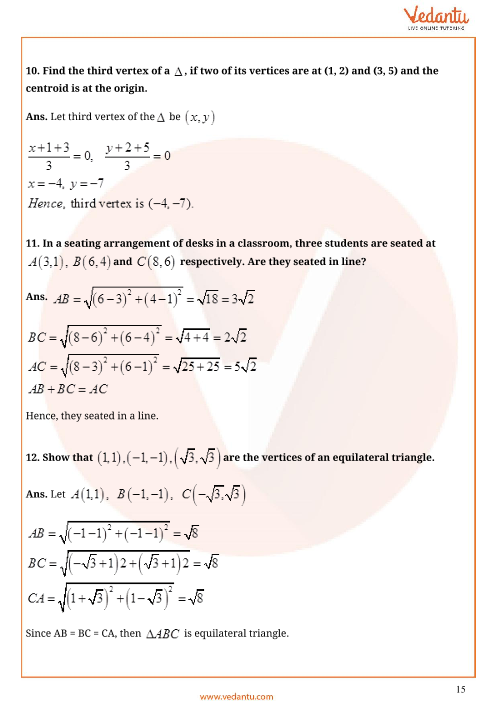 Important Questions of CBSE class 10 Mathematics