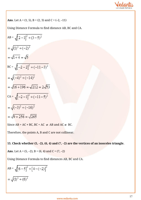 Important Questions of CBSE class 10 Mathematics