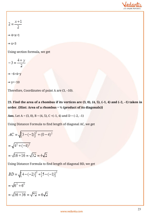 Important Questions of CBSE class 10 Mathematics