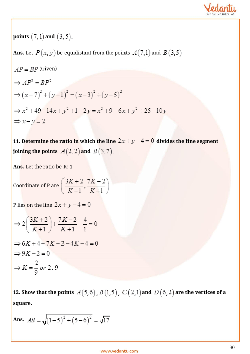 Important Questions of CBSE class 10 Mathematics