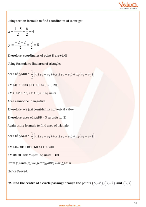 Important Questions of CBSE class 10 Mathematics