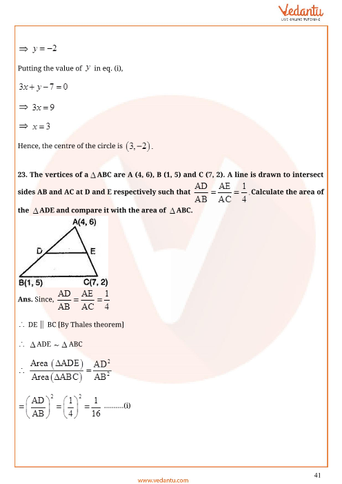 Important Questions of CBSE class 10 Mathematics