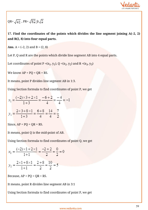 Important Questions of CBSE class 10 Mathematics