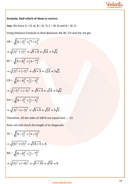 Important Questions of CBSE class 10 Mathematics