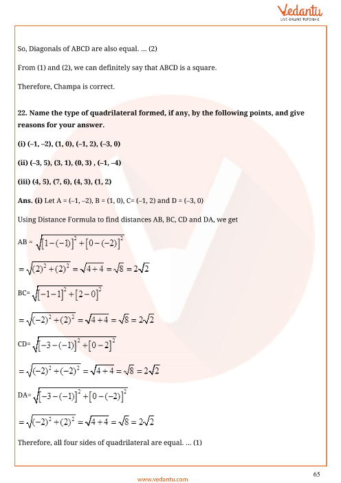 Important Questions of CBSE class 10 Mathematics