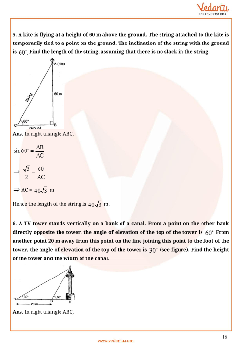 Important Questions of CBSE class 10 Mathematics