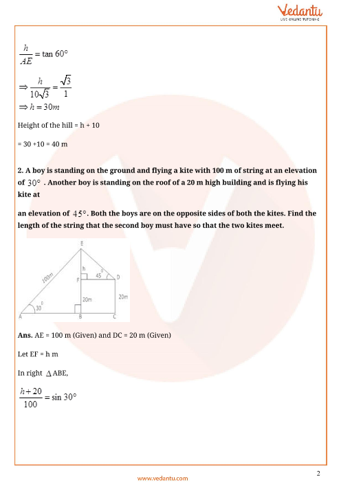 Important Questions of CBSE class 10 Mathematics