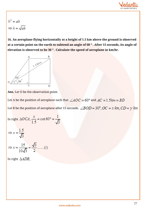 Important Questions of CBSE class 10 Mathematics