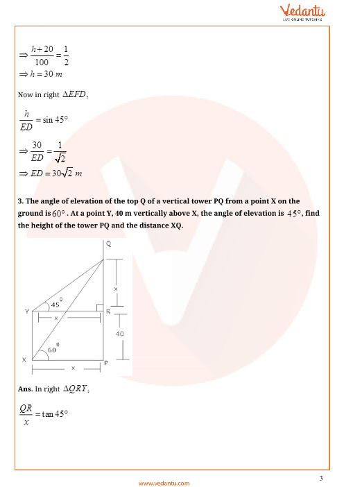 Important Questions of CBSE class 10 Mathematics