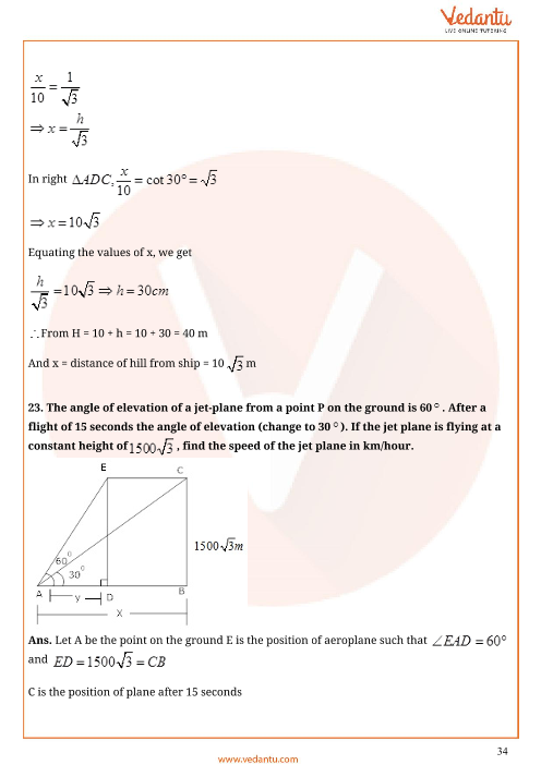 Important Questions of CBSE class 10 Mathematics