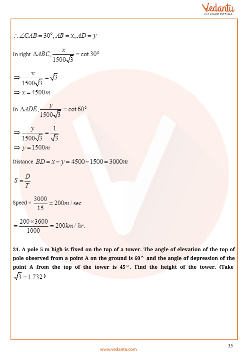 Important Questions of CBSE class 10 Mathematics