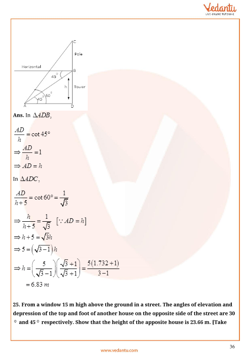 Important Questions of CBSE class 10 Mathematics