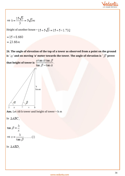 Important Questions of CBSE class 10 Mathematics