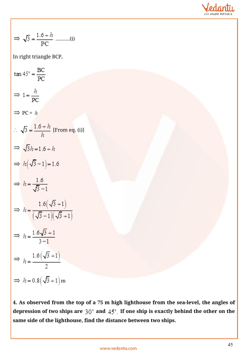 Important Questions of CBSE class 10 Mathematics