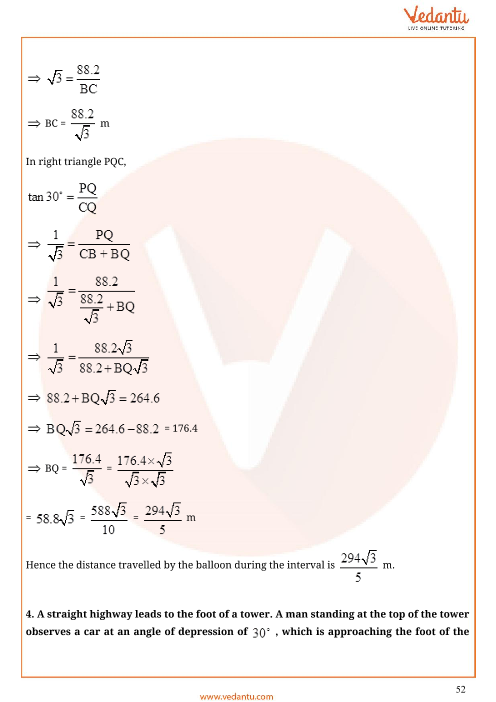 Important Questions of CBSE class 10 Mathematics