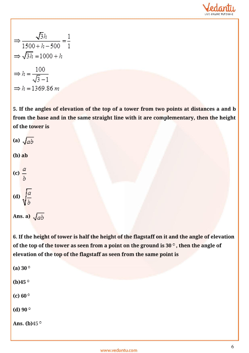 Important Questions of CBSE class 10 Mathematics