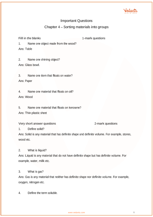 cbse class 6 science case study questions