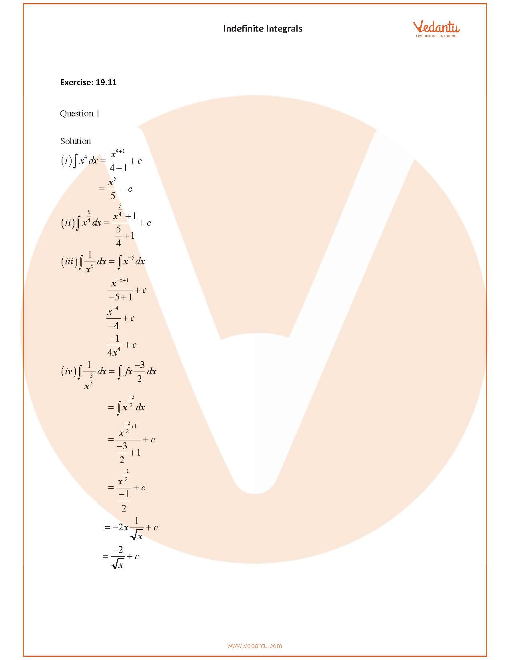 RD Sharma Solutions for Class 12 Maths Exercise 19.1 Chapter 19 Indefinite  Integrals - Access Free PDF