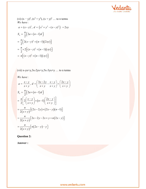 Rd Sharma Class 11 Solutions Chapter 19 Arithmetic Progressions Ex 19 1 Exercise 19 1 Free Pdf