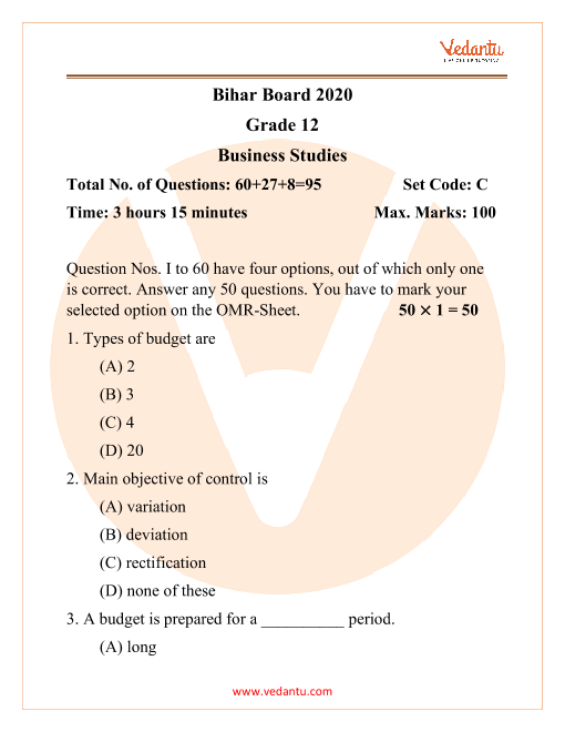 business research methods question paper 2020