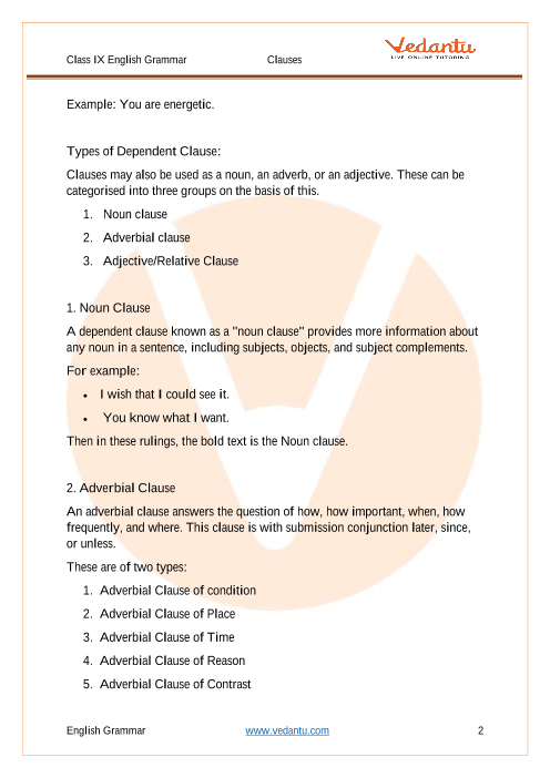 10 Examples Of Noun Clauses 10 Independent Clauses Examples 2022 10 20