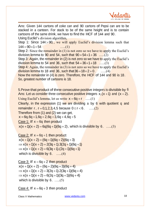 Important Questions of CBSE class 10 Mathematics